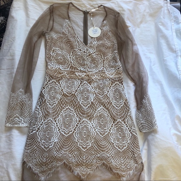 White Lacy Dress - Picture 4 of 4